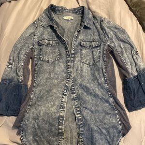 Denim style top